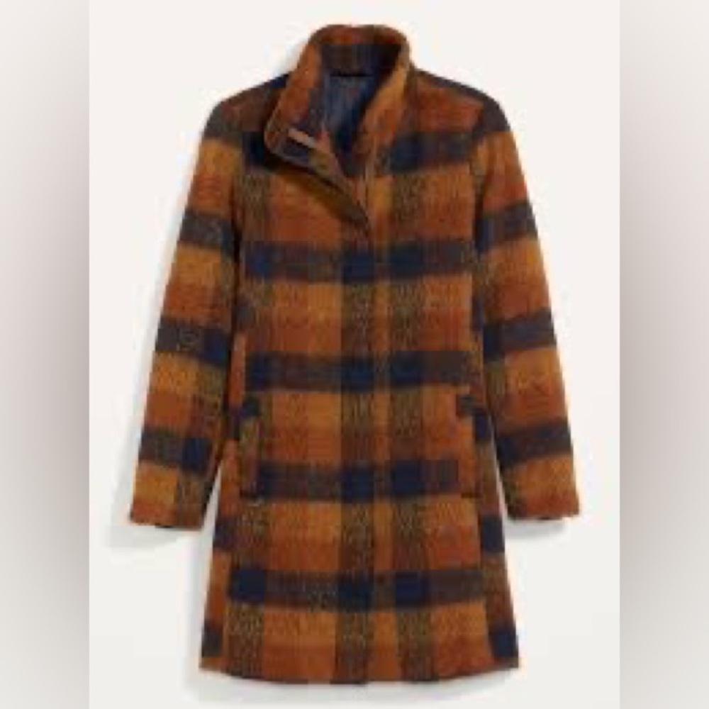 Old Navy Plaid Coat
